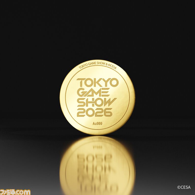東京ゲームショウ30周年記念チケットが7月11日12時より発売開始。『ソニック』『ロックマン』などの純金メダルとTGS2026入場券セットで330万円