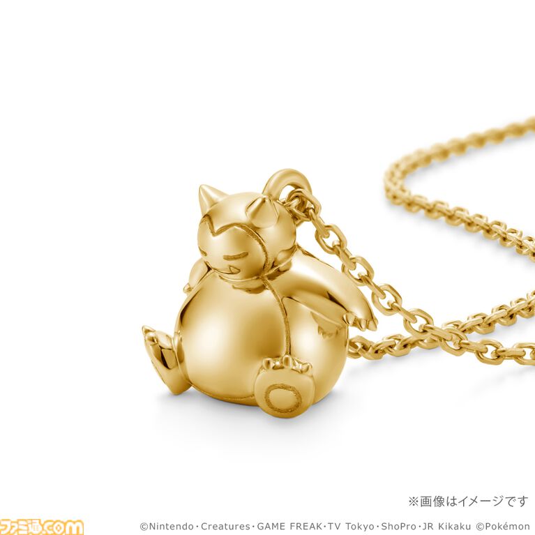 『ポケモン』30周年記念のネックレスが本日(7/10)予約開始。ピカチュウやコイキングがゴールドでリッチに立体化