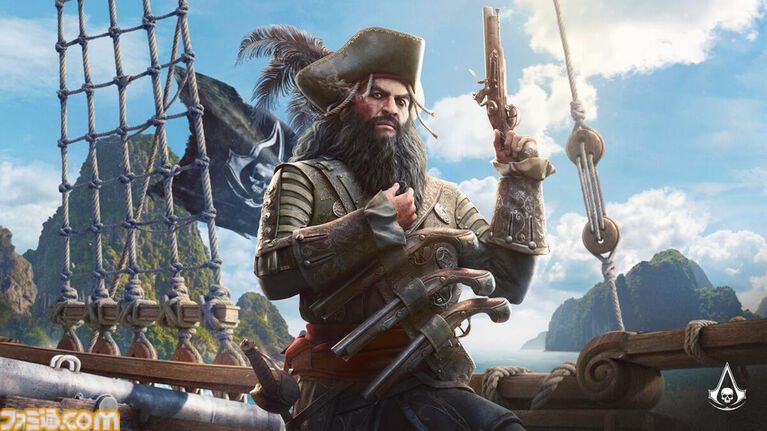 『アサクリ4』リメイク作『アサシン クリード ブラック フラッグ RE:シンクロ』7月9日発売。海賊黄金時代のカリブ海で海賊船長がテンプル騎士団に立ち向かう