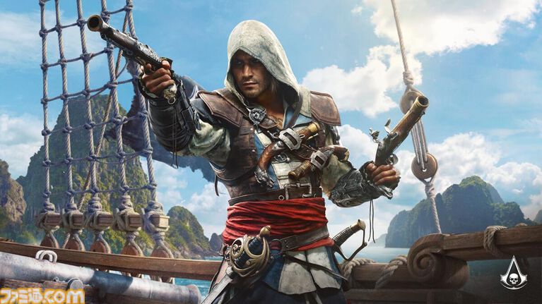 『アサクリ4』リメイク作『アサシン クリード ブラック フラッグ RE:シンクロ』7月9日発売。海賊黄金時代のカリブ海で海賊船長がテンプル騎士団に立ち向かう