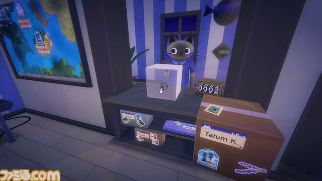 『にゃんこ郵便局』癒しの“ネコ郵便シミュレーション”が本日（7/10）発売。ペナルティなしで、のんびり仕分け・配送作業が楽しめる。4人協力プレイも可能