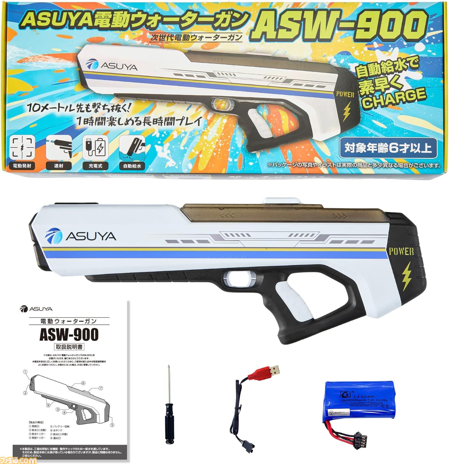 めっちゃサイバーでカッコいい電動水鉄砲が最大30%オフ。オート