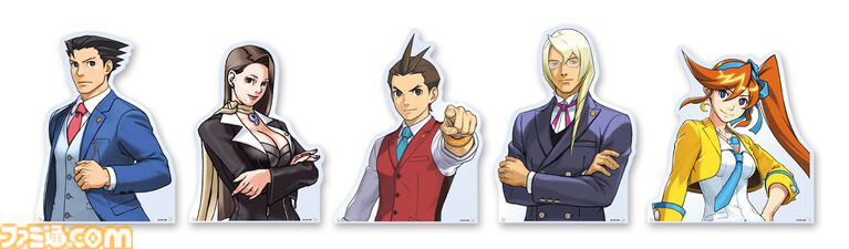 『逆転裁判』歴代弁護士キャラのくじが発売。なるほどくん、オドロキくん、綾里千尋のパネル、ネームプレート風バッジなどが登場