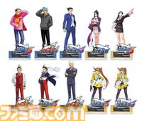 『逆転裁判』歴代弁護士キャラのくじが発売。なるほどくん、オドロキくん、綾里千尋のパネル、ネームプレート風バッジなどが登場