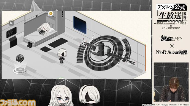 【アズレン】『ニーア オートマタ』コラボが7月16日開催。2B（声：石川由依）、A2（声：諏訪彩花）がコラボキャラクターとして登場