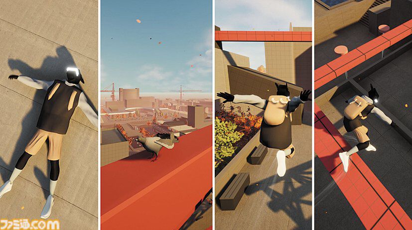 『Rooftops & Alleys: The Parkour Game』ひとりで！ みんなで！ パルクールアクションで街中を駆け抜けろ。つぎつぎトリックを決める爽快感がたまらない【とっておきインディー】