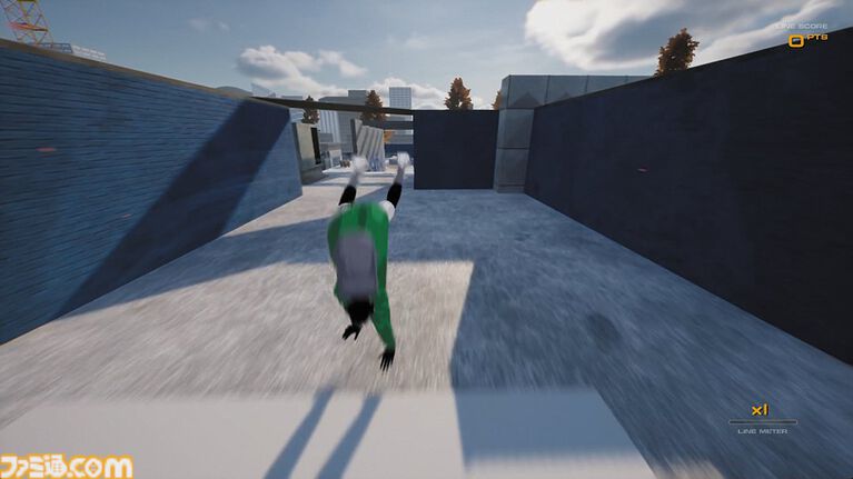 『Rooftops & Alleys: The Parkour Game』ひとりで！ みんなで！ パルクールアクションで街中を駆け抜けろ。つぎつぎトリックを決める爽快感がたまらない【とっておきインディー】