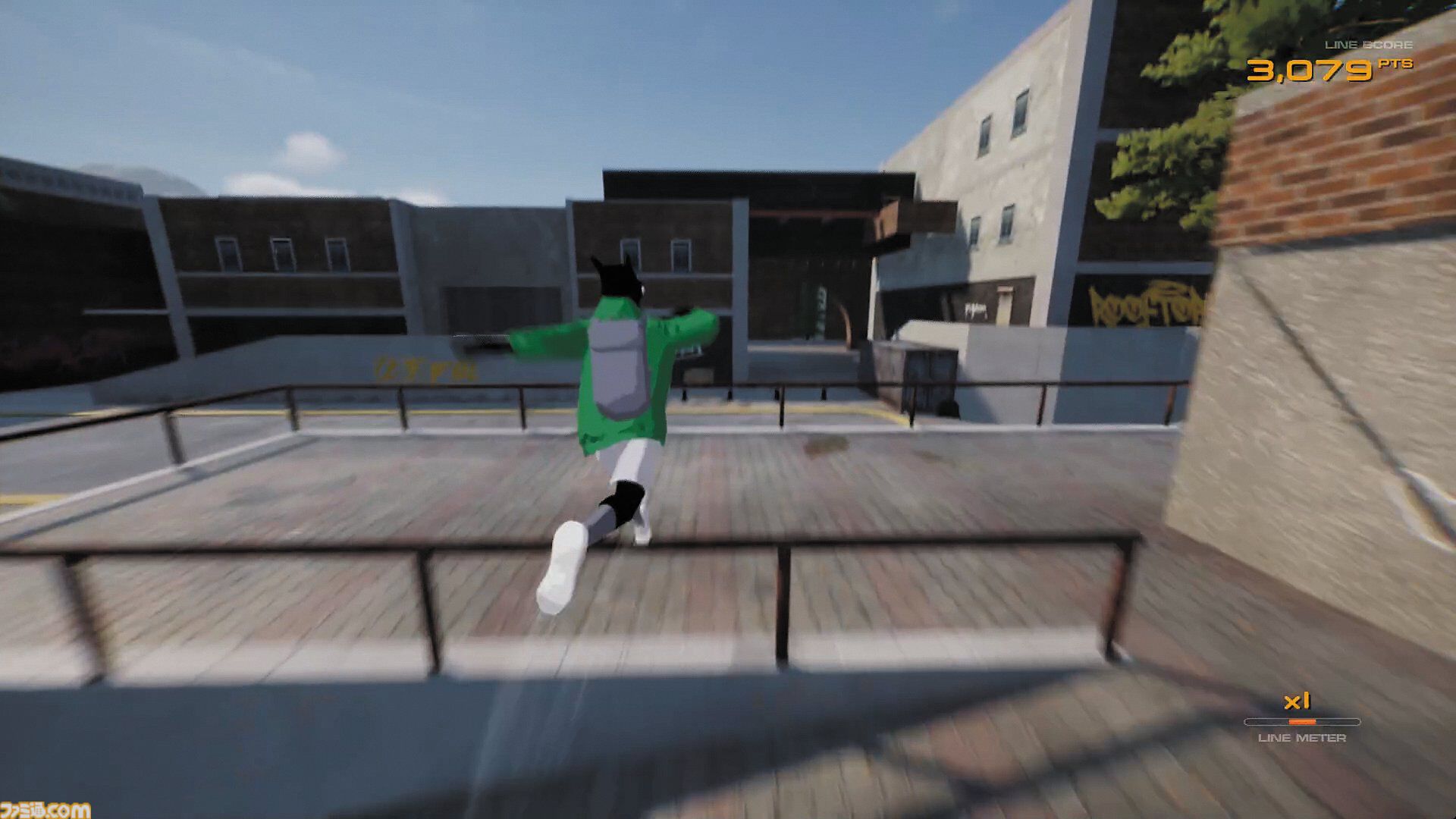 『Rooftops & Alleys: The Parkour Game』ひとりで！ みんなで！ パルクールアクションで街中を駆け抜けろ。つぎつぎトリックを決める爽快感がたまらない【とっておきインディー】