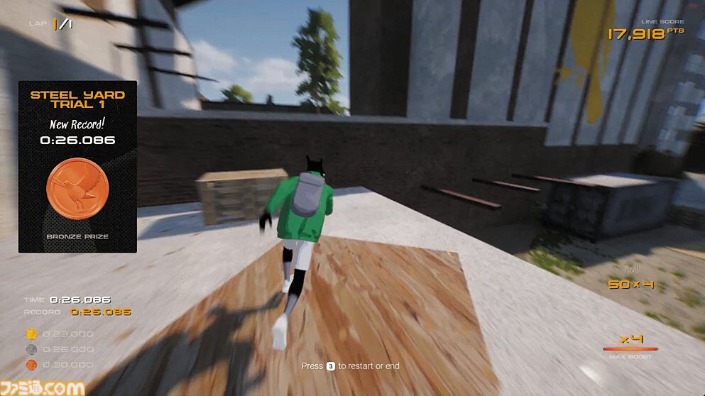 『Rooftops & Alleys: The Parkour Game』ひとりで！ みんなで！ パルクールアクションで街中を駆け抜けろ。つぎつぎトリックを決める爽快感がたまらない【とっておきインディー】