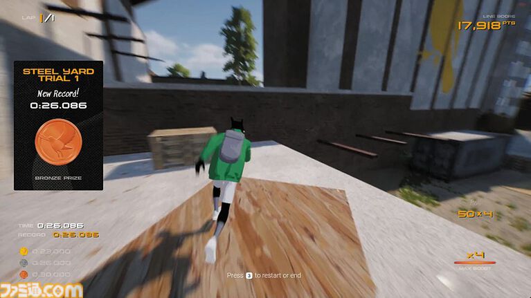 『Rooftops & Alleys: The Parkour Game』ひとりで！ みんなで！ パルクールアクションで街中を駆け抜けろ。つぎつぎトリックを決める爽快感がたまらない【とっておきインディー】