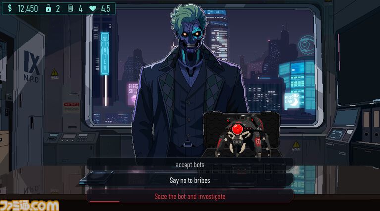 『Precinct IX』サイバネ美女がたくさん登場するサイバーパンクRPGのストアページが公開。街の事件はターン制バトルで決着。各警官との交流でストーリーも変化