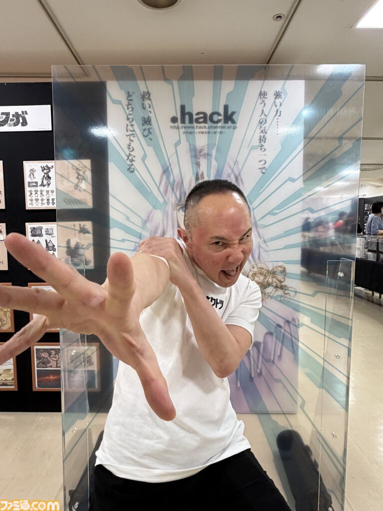 “サイバーコネクトツー展”『.hack』新作の極秘展示もある会場レポートしようとしたら、まさかの松山社長直伝のデータドレイン講座が開幕