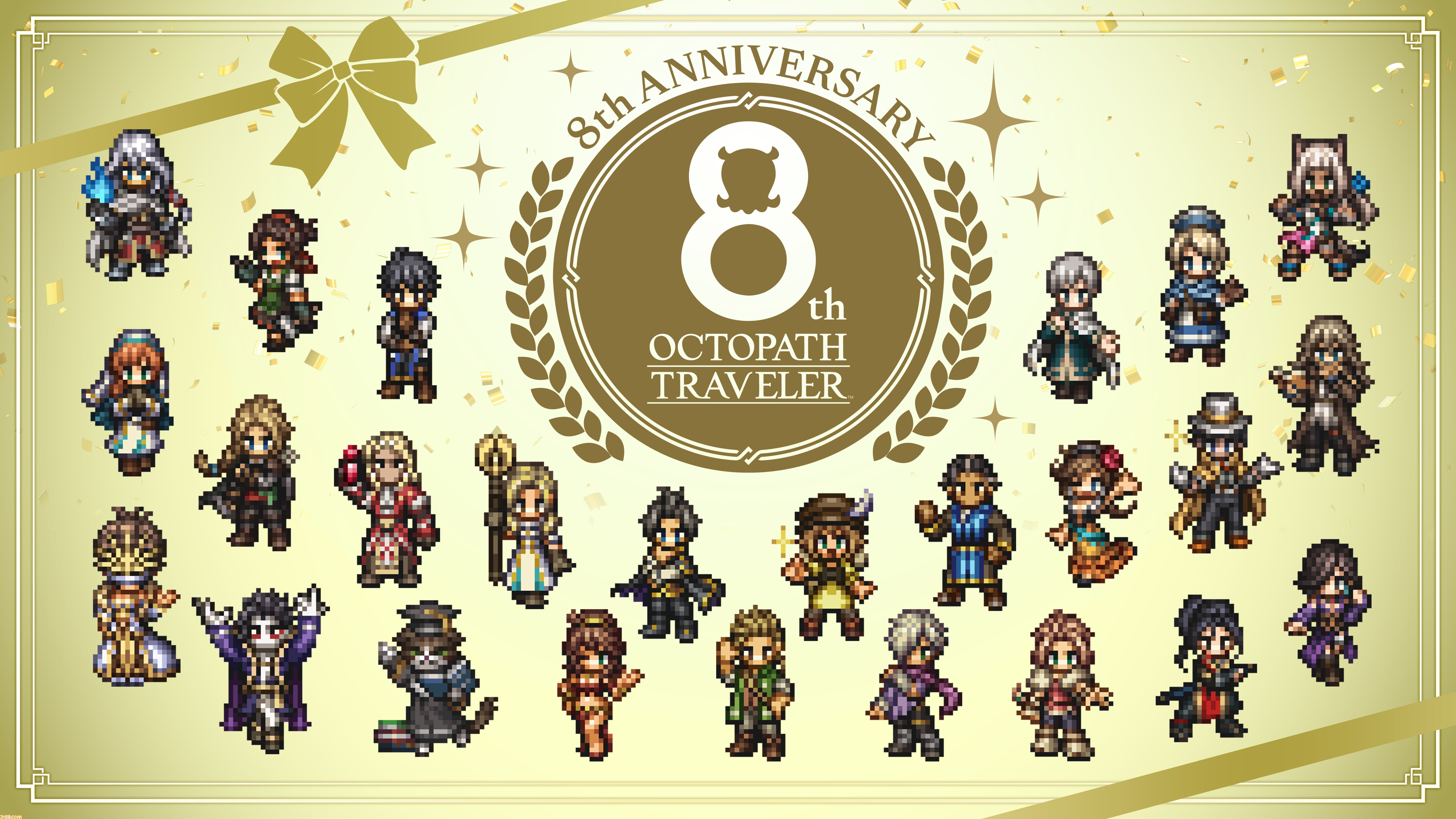 『オクトパストラベラー』8周年記念生放送が本日（7/13）20時より配信。シリーズの歴史や開発裏話を紹介、新作ゲームに関する情報はなし