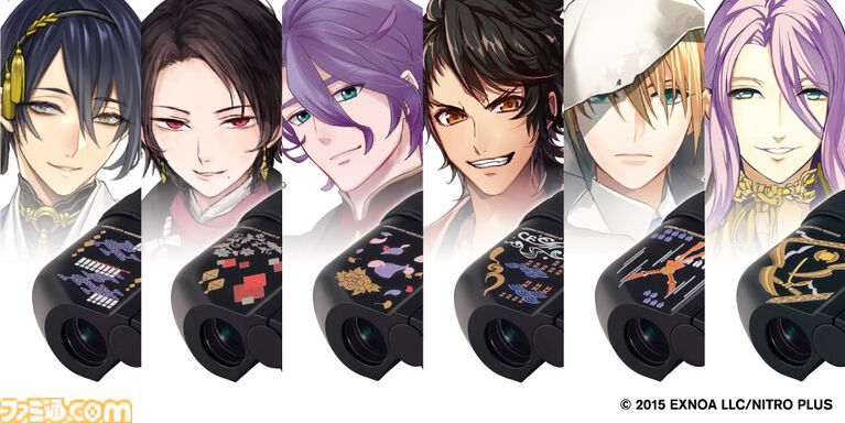 【刀剣乱舞】刀剣男子をイメージした特別モデルの双眼鏡が登場。最短55センチでピントが合うので刀剣を見つめるのにも舞台鑑賞にもお役立ち