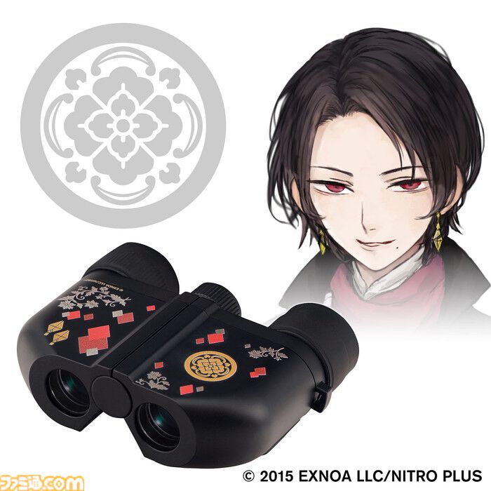 【刀剣乱舞】ビクセンが刀剣男子イメージの双眼鏡を発売。最短55センチでピントが合うので刀剣を見つめるのにも舞台鑑賞にもお役立ち