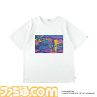 『FF10』異界送りを80年代ネオンポップ風に描くと妙にエモい。ブリッツボールのチームロゴTシャツなどアパレルグッズが8/24発売