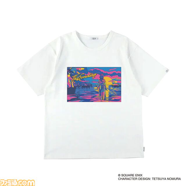 『FF10』異界送りを80年代ネオンポップ風に描くと妙にエモい。ブリッツボールのチームロゴTシャツなどアパレルグッズが8/24発売
