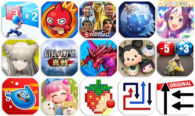 『eFootball』が2026年上半期で収益好調な伸び。ナルトコラボなどの影響か。4月配信の『ドラクエスマグロ』はDL数上位に