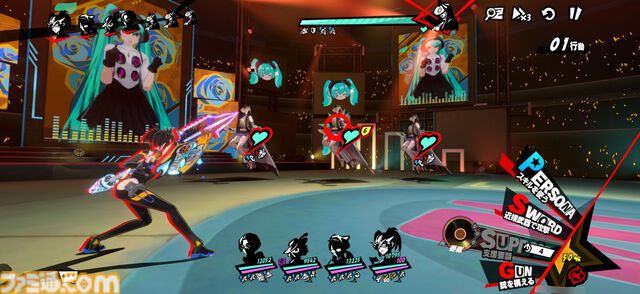 『ペルソナ5X』初音ミク実装で感じるバトル演出のすばらしさを語りたい。そして『P3』で真田先輩に憧れた当時の少年は『P3ポータブル』コラボにも期待するのであった【P5X】