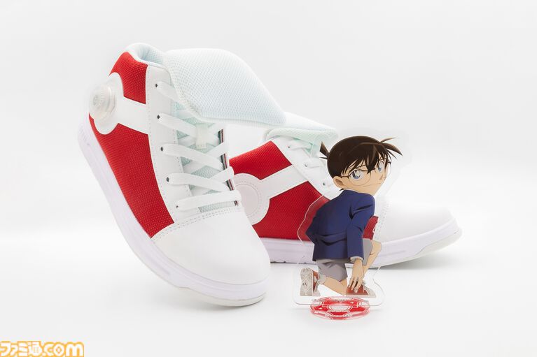 『名探偵コナン』の「キック力増強シューズ」がアキレスから本当に登場。「瞬足」ブランドによる製造＆プロデュースで7/15発売