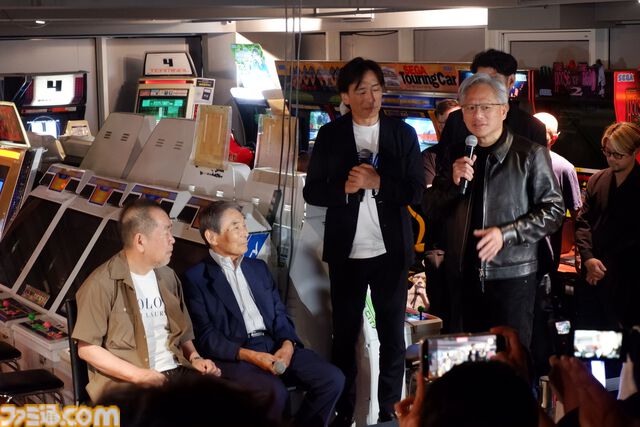 NVIDIAジェンスン・フアンCEOが来日。アキバGiGOでセガ愛を語り尽くす。鈴木裕氏＆セガ里見会長・内海社長＆入交元社長と振り返る“絆”。『バーチャファイター クロスロード』PC実機の披露も！