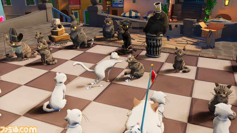 『Cat Chess』ネコが駒になるチェスゲームがあまりにもかわいい。モフモフな癒しと奥深い頭脳戦を同時に楽しめる。本日(7/15)発売