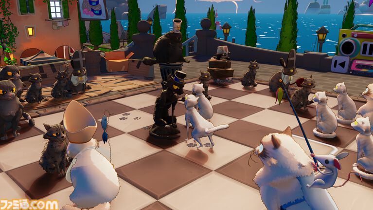 『Cat Chess』ネコが駒になるチェスゲームがあまりにもかわいい。モフモフな癒しと奥深い頭脳戦を同時に楽しめる。本日(7/15)発売