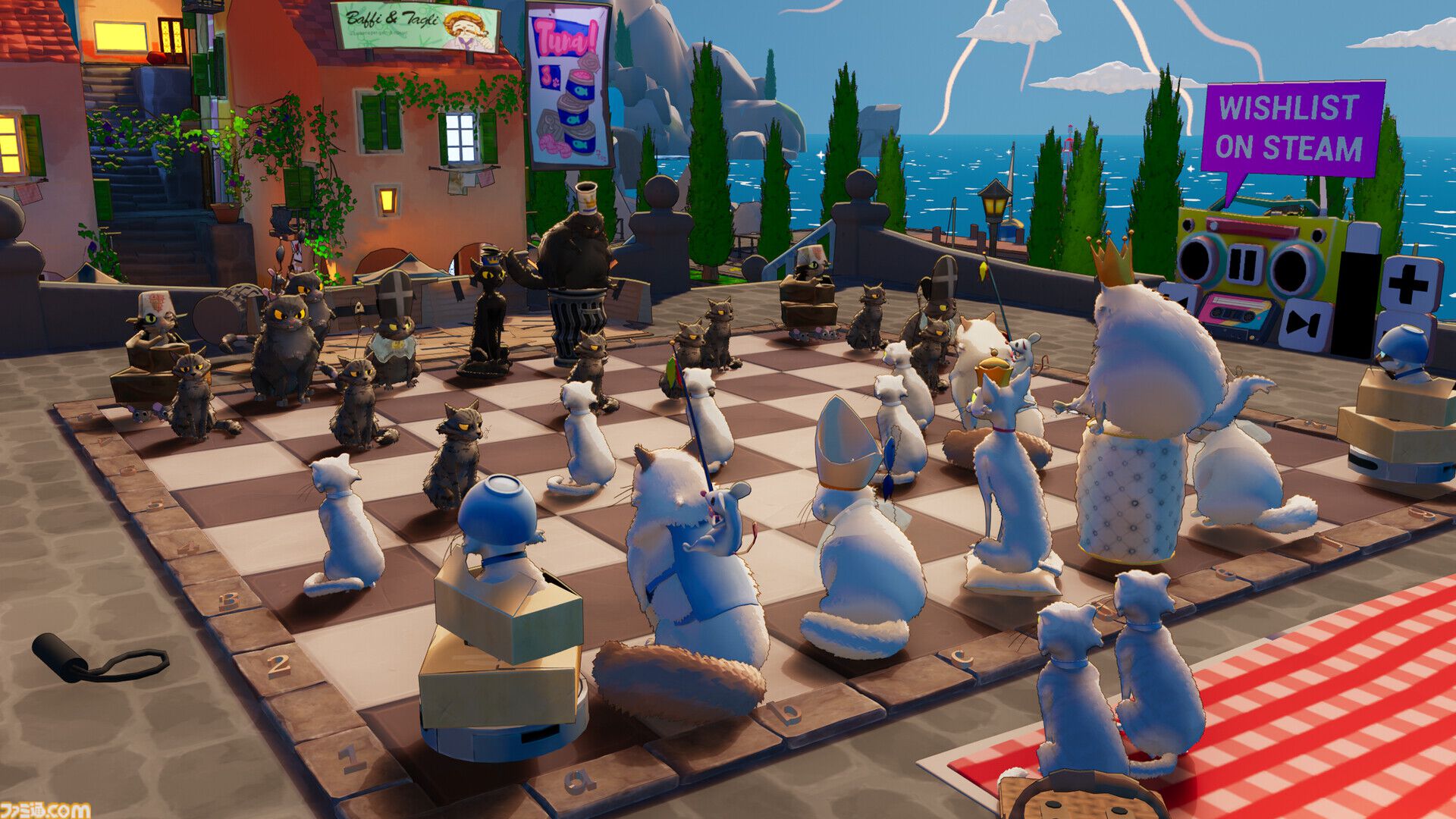 『Cat Chess』ネコが駒になるチェスゲームがあまりにもかわいい。モフモフな癒しと奥深い頭脳戦を同時に楽しめる。本日（7/15）発売