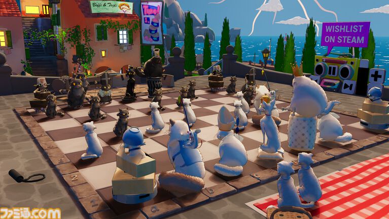 『Cat Chess』ネコが駒になるチェスゲームがあまりにもかわいい。モフモフな癒しと奥深い頭脳戦を同時に楽しめる。本日(7/15)発売