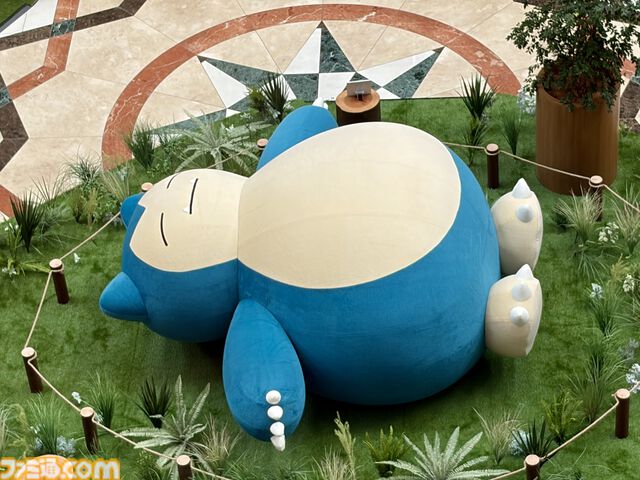 『ポケモンスリープ』3周年イベントリポート。約3メートルの巨大カビゴンがお出迎え！ ピカチュウやイーブイなどポケモンたちのかわいい寝顔に癒やされる
