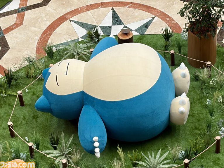 『ポケモンスリープ』3周年イベントリポート。約3メートルの巨大カビゴンがお出迎え! ピカチュウやイーブイなどポケモンたちのかわいい寝顔に癒やされる