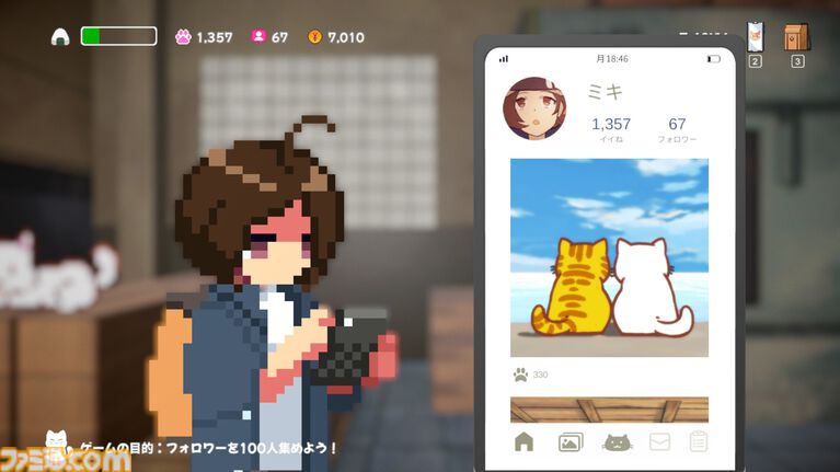 『ミキとネコの島 -Neko Odyssey-』猫の写真を撮って集めるゲームのSwitch版が7月30日発売。信頼関係を築かないと写真を撮らせてくれない子も