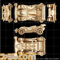 『爆走兄弟レッツ＆ゴー!!』マグナムセイバー、ソニックセイバー、スピンアックスが44万円の18金製フィギュアに。走らないけどお値段はかっ飛んでいる