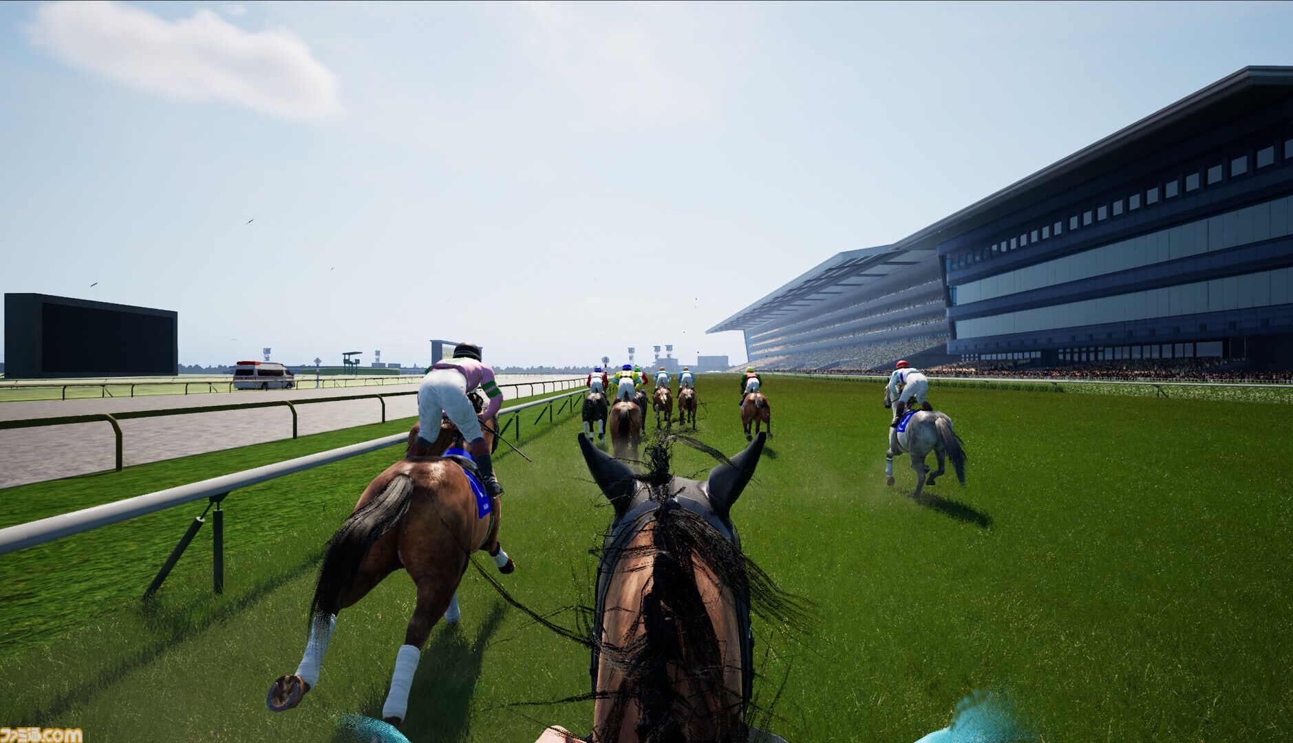 『Full Stride』ジョッキー視点で迫力満点の競馬が楽しめるレースゲームが7/16に発売。たてがみが揺れ、蹄の音が響くリアルな競馬場を疾走せよ
