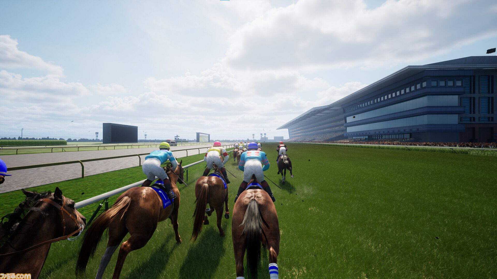 『Full Stride』ジョッキー視点で迫力満点の競馬が楽しめるレースゲームが7/16に発売。たてがみが揺れ、蹄の音が響くリアルな競馬場を疾走せよ