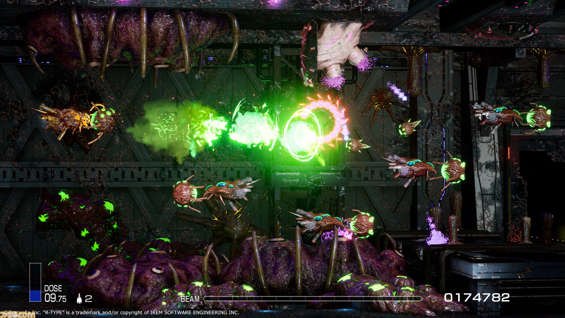 『R-TYPE FINAL 2』と『3 EVOLVED』に新機体“B-1D/0 バイド・システム・ゼロ”が登場。周年記念アップデートにてお礼と共に追加される