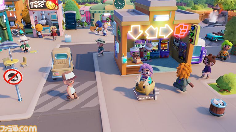 『Go-Go Town!』田舎町を人気観光地へと作り変えろ! 都市シミュと自動化シミュが組み合わさったカオスなゲームが7/17に発売。マルチプレイならさらにカオス