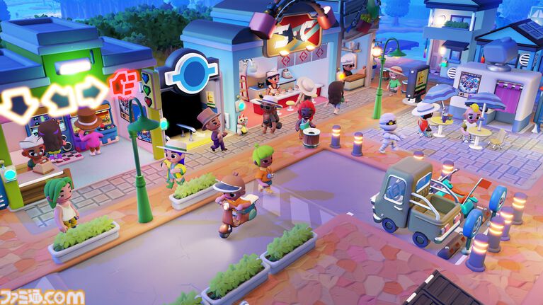 『Go-Go Town!』田舎町を人気観光地へと作り変えろ! 都市シミュと自動化シミュが組み合わさったカオスなゲームが7/17に発売。マルチプレイならさらにカオス