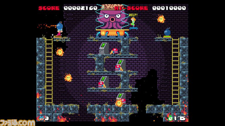 『BOMCAT』80年代のアーケードゲームをリスペクトした爆弾アクションがSwitch向けに7/23発売。発売記念セールの660円で予約販売中