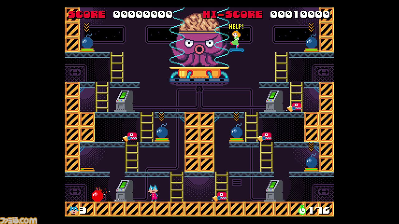 『BOMCAT』80年代のアーケードゲームをリスペクトした爆弾アクションがSwitch向けに7/23発売。発売記念セールの660円で予約販売中