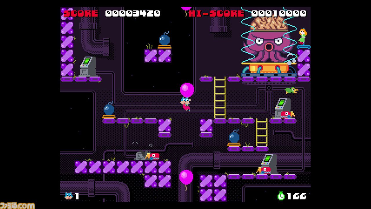 BOMCAT』80年代のアーケードゲームをリスペクトした爆弾アクションが
