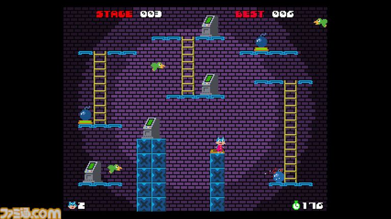 『BOMCAT』80年代のアーケードゲームをリスペクトした爆弾アクションがSwitch向けに7/23発売。発売記念セールの660円で予約販売中