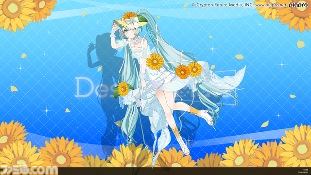 『デスクトップメイト』初音ミク“マジカルミライ 2026 Ver.”が7月23日配信。テーマ“湖のソナーレ”を反映した、ひまわりや蝶モチーフの新衣装で登場