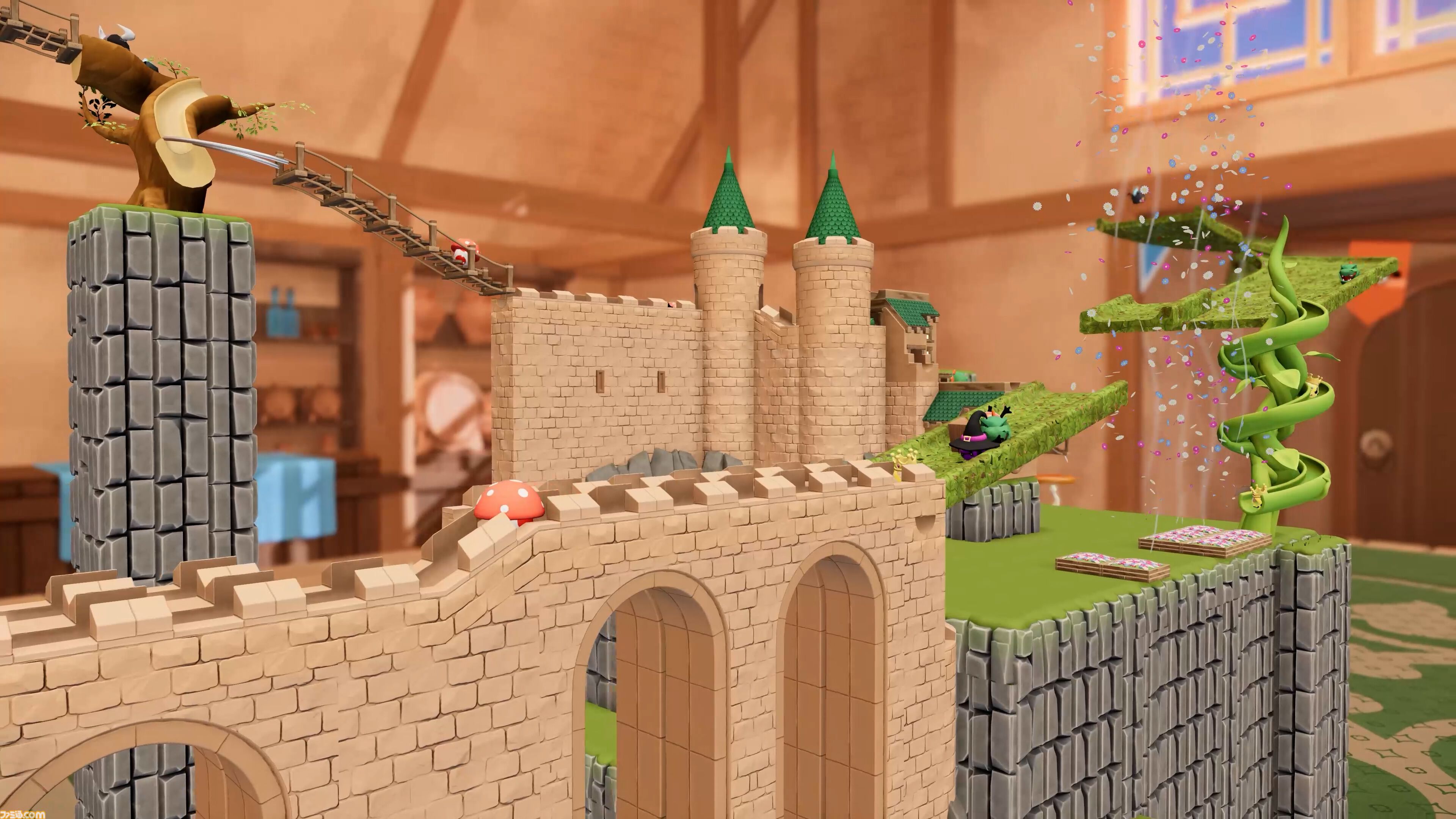 『Cozy Marbles ビー玉コロコロ大作戦』らせん・キャノン・反重力を組み合わせて、ビー玉が気持ちよく転がるコースを作ろう。マーブルランシミュがSteamで8月21日配信