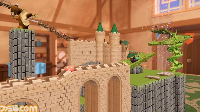 『Cozy Marbles ビー玉コロコロ大作戦』らせん・キャノン・反重力を組み合わせて、ビー玉が気持ちよく転がるコースを作ろう。マーブルランシミュがSteamで8月21日配信