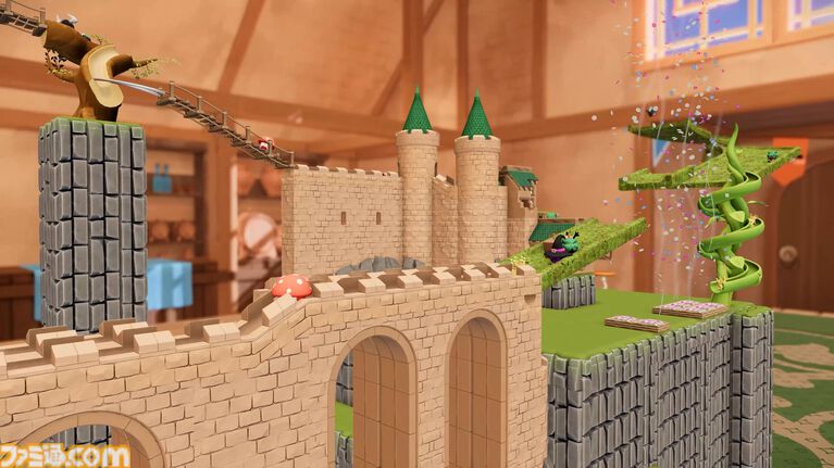 『Cozy Marbles ビー玉コロコロ大作戦』らせん・キャノン・反重力を組み合わせて、ビー玉が気持ちよく転がるコースを作ろう。マーブルランシミュがSteamで8月21日配信