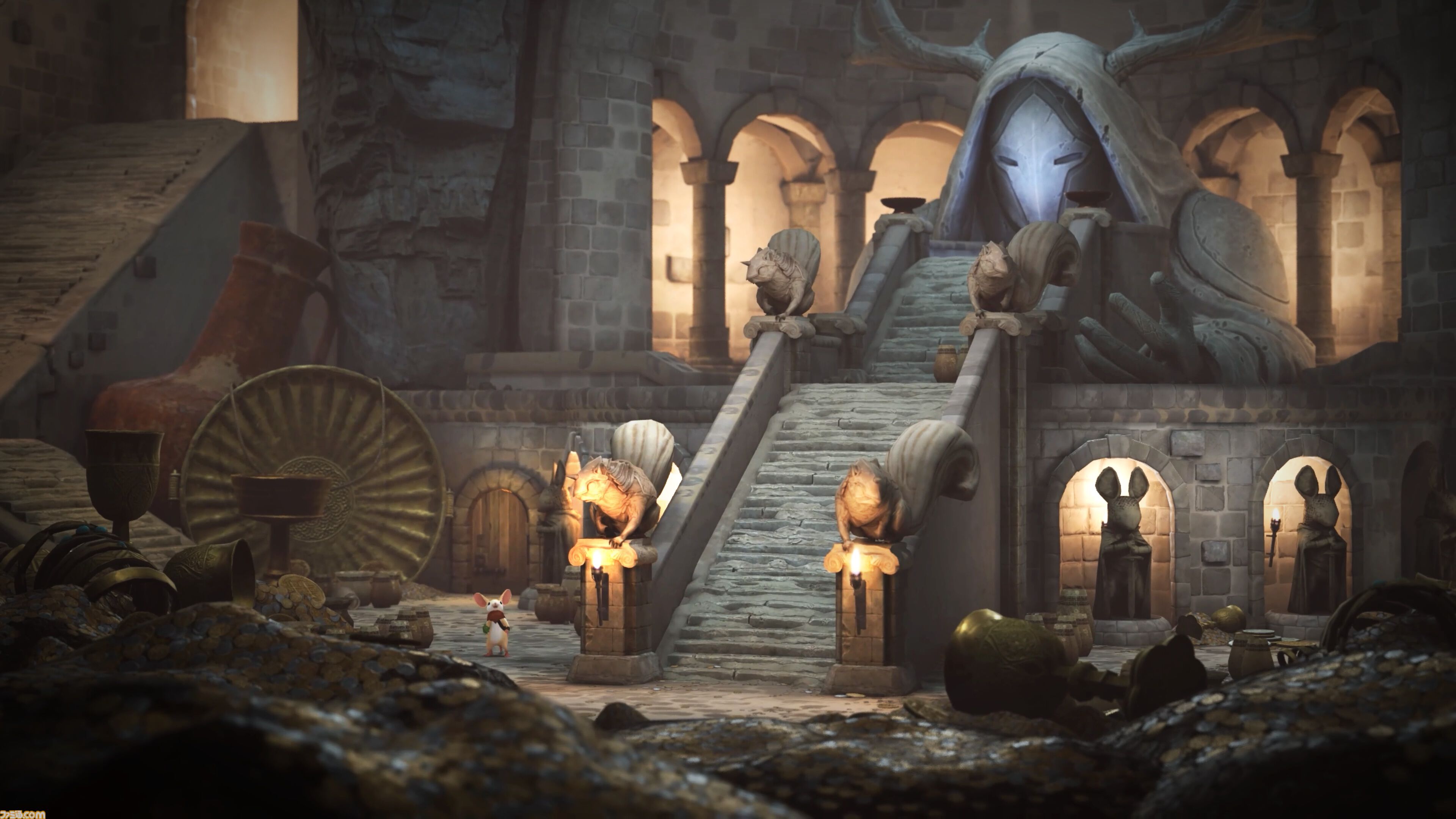 『Moss: 忘れられた秘宝』VR専用だったネズミの少女クイルの冒険がPC・PS5・Xbox・Switchで楽しめる。シリーズ2作と追加コンテンツを収めた完全版。本日（7/17）発売