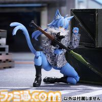 『おまねこ』がプラモデルシリーズ“けもプラ”で立体化。オッドアイや二股しっぽ、魅惑のオスネコ要素を忠実に再現、本日14時より予約スタート