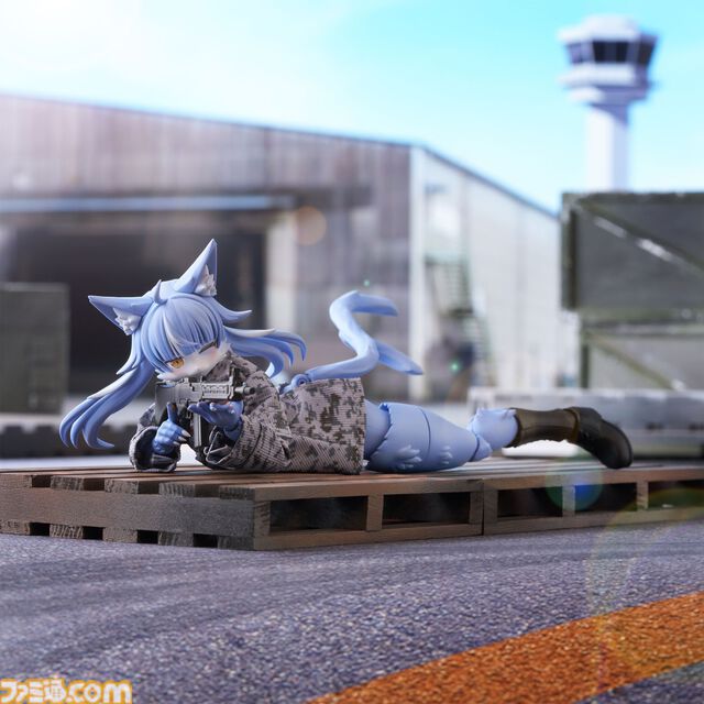 『おまねこ』がプラモデルシリーズ“けもプラ”で立体化。オッドアイや二股しっぽ、魅惑のオスネコ要素を忠実に再現、本日14時より予約スタート