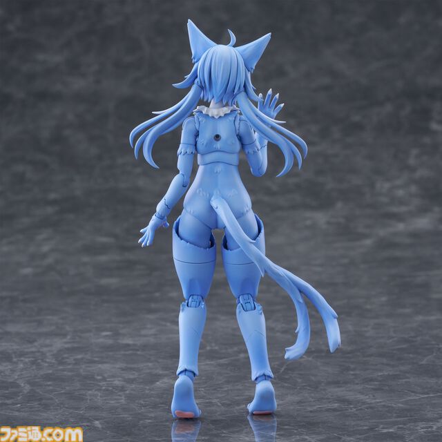 『おまねこ』がプラモデルシリーズ“けもプラ”で立体化。オッドアイや二股しっぽ、魅惑のオスネコ要素を忠実に再現、本日14時より予約スタート